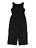 Assorted Brands 100% Polyester Solid Black Jumpsuit Size 8 - photo 2