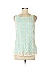 Jennifer Lopez Ivory Sleeveless Top Size M - photo 1