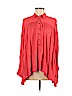 Free People 100% Rayon Pink Long Sleeve Blouse Size XS (petite) - photo 1