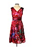 Banana Republic 100% Silk Red Casual Dress Size 00 (petite) - photo 2