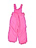 Cat & Jack 100% Polyester Pink Snow Pants With Bib 12-18 MO / 18 MO - photo 2