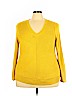 Apt. 9 100% Acrylic Yellow Pullover Sweater Size 3X - photo 1