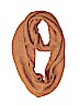 BP. 100% Acrylic Solid Brown Scarf One size - photo 1