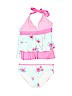 Sunshine Swing Floral Pink Two Piece Swimsuit Size 6 - photo 1