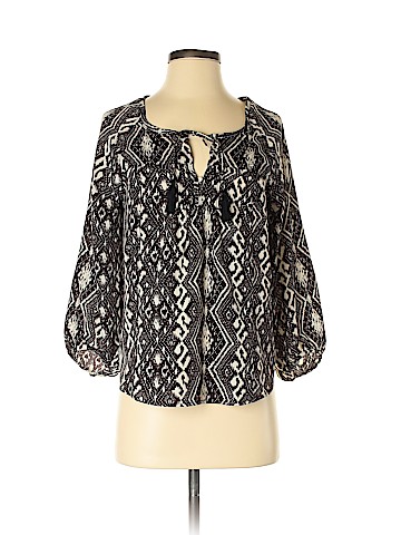 American Eagle Outfitters 3/4 Sleeve Blouse (view 1)