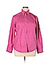Talbots 100% Cotton Pink Long Sleeve Button-Down Shirt Size 14 - photo 1