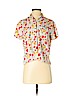 Lizwear by Liz Claiborne 100% Rayon Ivory Short Sleeve Button-Down Shirt Size P (petite) - photo 1