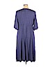 Du Jour Blue Casual Dress Size 1X - photo 2