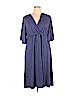 Du Jour Blue Casual Dress Size 1X - photo 1