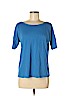 Theory 100% Pima Cotton Blue Short Sleeve T-Shirt Size M - photo 1