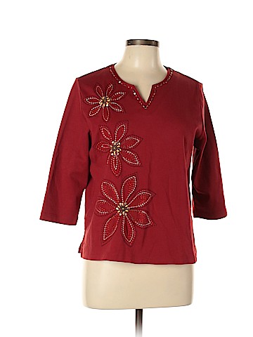 Alfred Dunner 3/4 Sleeve Top (view 1)