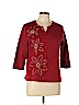 Alfred Dunner Red 3/4 Sleeve Top Size L (petite) - photo 1