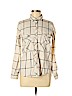Zara Tan Long Sleeve Button-Down Shirt Size M - photo 1