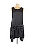 Theory 100% Polyester Gray Casual Dress Size 6 - photo 1