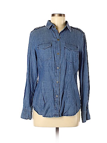 New York & Company Long Sleeve Button-Down Shirt (view 1)