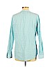 MICHAEL Michael Kors Blue Long Sleeve Blouse Size L - photo 2