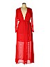 H&M 100% Rayon Red Swimsuit Cover Up Size 12 - photo 1