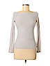 Lucky Brand Ivory Long Sleeve Top Size M - photo 1