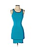 Intermix Blue Casual Dress Size P (petite) - photo 1