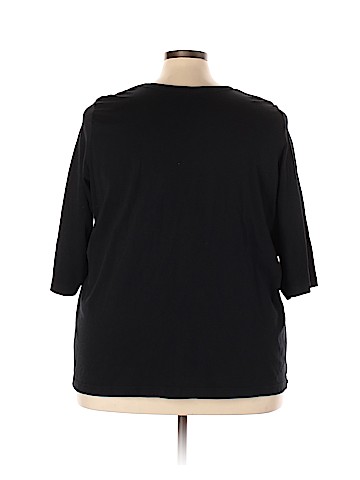 Woman Within 3/4 Sleeve T-Shirt (view 2)