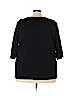 Woman Within 100% Cotton Black 3/4 Sleeve T-Shirt Size 30 (3X) - photo 2