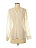 Express 100% Polyester Tan Long Sleeve Blouse Size S (petite) - photo 1