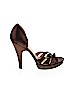 Hale Bob 100% Leather Brown Heels Size 9 - photo 1