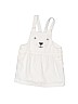 Carter's 100% Cotton White Overall Dress 3-6 MO / 6 MO - photo 1