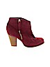 Liliana Burgundy Ankle Boots Size 10 - photo 1