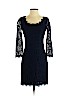 Diane von Furstenberg Blue Cocktail Dress Size 2 - photo 1