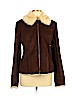 Assorted Brands 100% Polyester Brown Faux Fur Jacket Size 12 - photo 1
