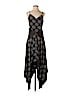 Diane von Furstenberg 100% Silk Black Casual Dress Size 2 - photo 1