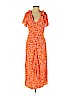 Urban Outfitters 100% Polyester Orange Casual Dress Size XS - photo 1