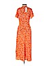 Urban Outfitters 100% Polyester Orange Casual Dress Size XS - photo 2