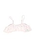 Pink Rose White Swimsuit Top Size L - photo 1