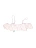 Pink Rose White Swimsuit Top Size L - photo 2