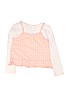 Gap Kids 100% Cotton Pink Long Sleeve T-Shirt Size 6 - 7 - photo 2