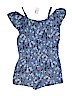 The Children's Place 100% Cotton Blue Romper Size 14 - photo 2