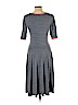 Lularoe Blue Casual Dress Size L - photo 2