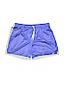 Nike 100% Polyester Stripes Blue Athletic Shorts Size 16 - 18 - photo 1