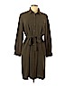 Ann Taylor 100% Polyester Green Casual Dress Size L (petite) - photo 1