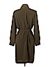 Ann Taylor 100% Polyester Green Casual Dress Size L (petite) - photo 2