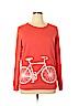 Crown & Ivy 100% Cotton Orange Pullover Sweater Size XL - photo 1