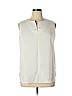 Uniqlo White Sleeveless Blouse Size XL - photo 1
