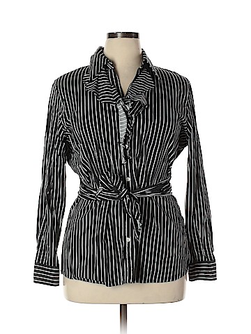 Jones New York Long Sleeve Button-Down Shirt (view 1)