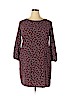 Old Navy 100% Rayon Burgundy Casual Dress Size XL (tall) - photo 1