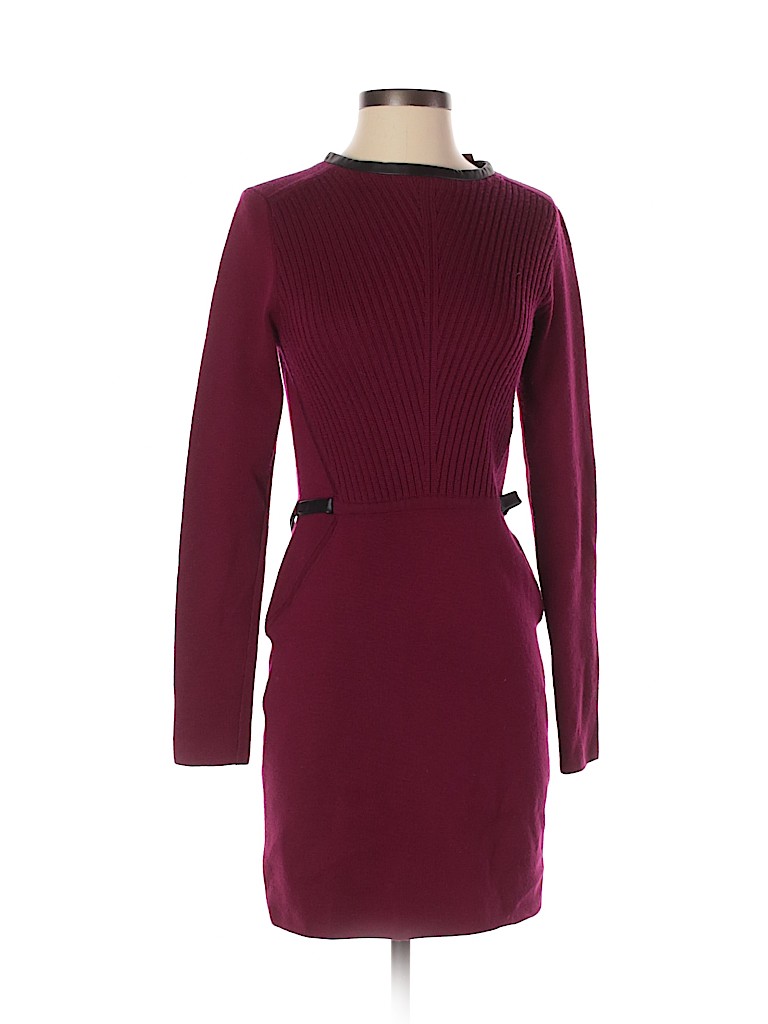Diane von Furstenberg Burgundy Casual Dress Size M - photo 1