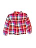 Gymboree 100% Cotton Checkered-gingham Pink Long Sleeve Button-Down Shirt Size 4 - photo 2