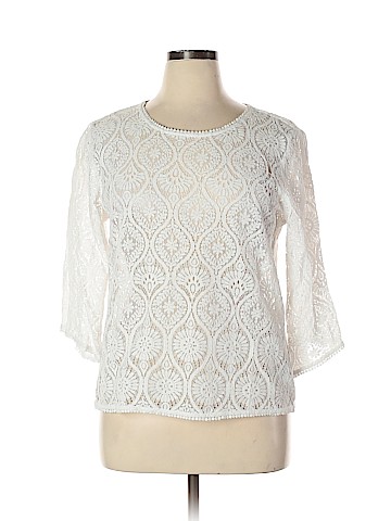 Banana Republic Factory Store 3/4 Sleeve Blouse (view 1)