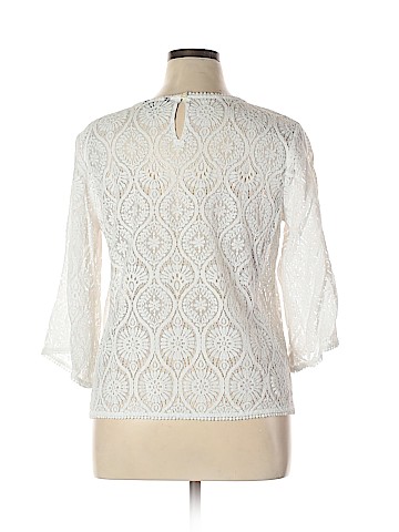 Banana Republic Factory Store 3/4 Sleeve Blouse (view 2)